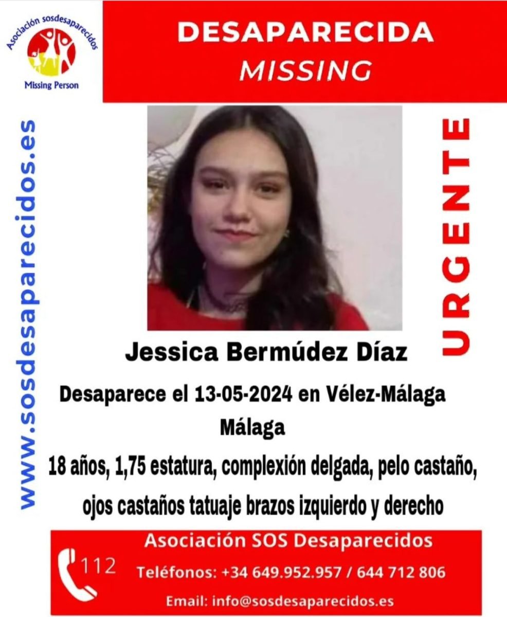 Se busca a Jessica Bermúdez de 18 años, desaparecida en Vélez-Málaga - WhatsApp Image 2024 05 14 at 10.07.59 Se busca a Jessica Bermúdez de 18 años, desaparecida en Vélez-Málaga - WhatsApp Image 2024 05 14 at 10.07.59