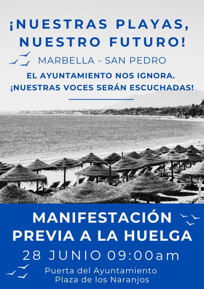 Convocan una manifestación los empresarios de Puertos y Playas de Marbella para este viernes - Manifestacion Convocan una manifestación los empresarios de Puertos y Playas de Marbella para este viernes - Manifestacion
