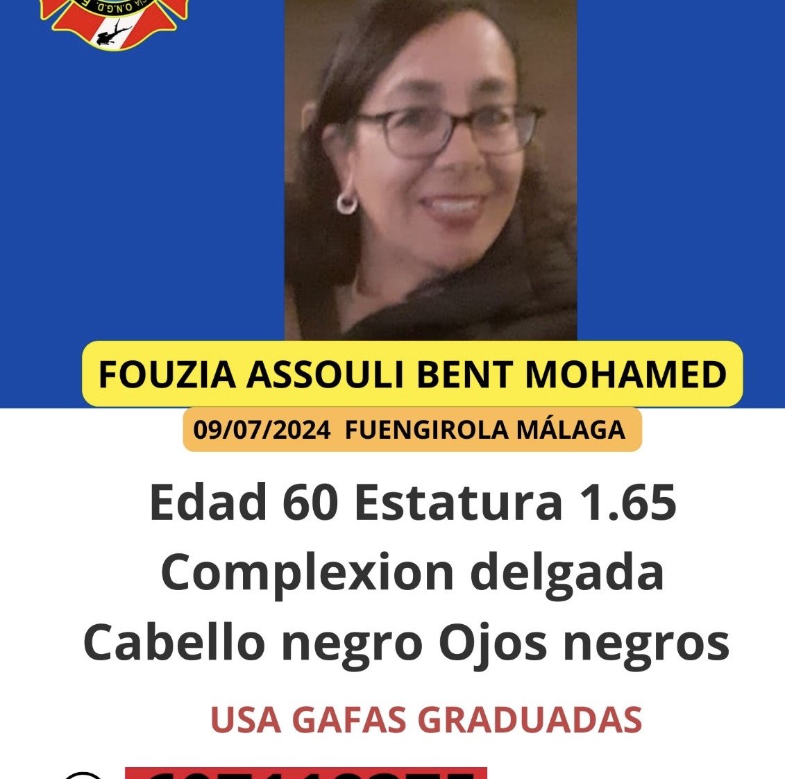 Buscan a Fouzia, una mujer de 60 años desaparecida en Fuengirola - 04db3dc3 ea60 4d36 b832 a402e5727b1b 1 Buscan a Fouzia, una mujer de 60 años desaparecida en Fuengirola - 04db3dc3 ea60 4d36 b832 a402e5727b1b 1