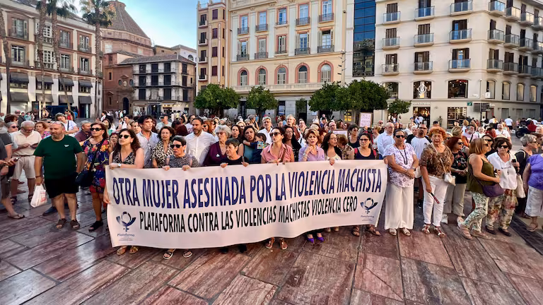 Concentración este lunes en la plaza Constitución de Málaga / Cadena SER
