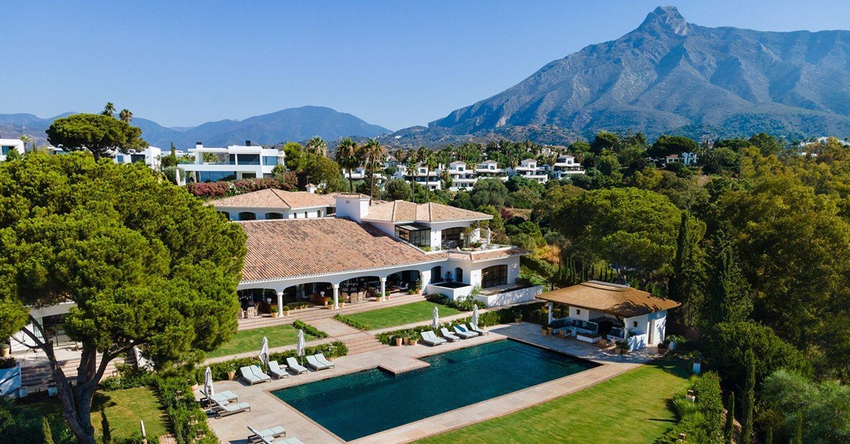 La vivienda de alta calidad se consolida como motor económico en la Costa del Sol - 01 1 Mansión en Las Lomas, Marbella, a casa más cara de España en 2024. Foto: Idealista.