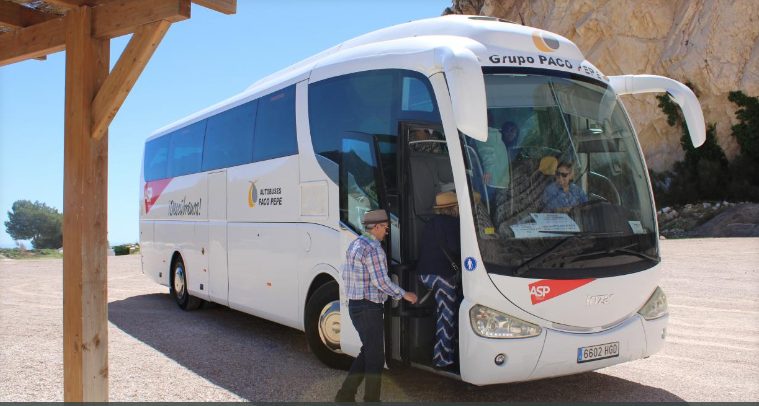 Mijas contará con autobuses lanzadera gratuitos para ir a la Feria - Captura 8 Autobús lanzadera en Mijas./ M.C
