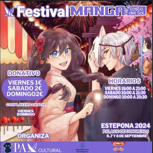 El Festival Manga de la Costa del Sol llega a Estepona del 6 al 8 de septiembre - Captura 9 El Festival Manga de la Costa del Sol llega a Estepona del 6 al 8 de septiembre - Captura 9