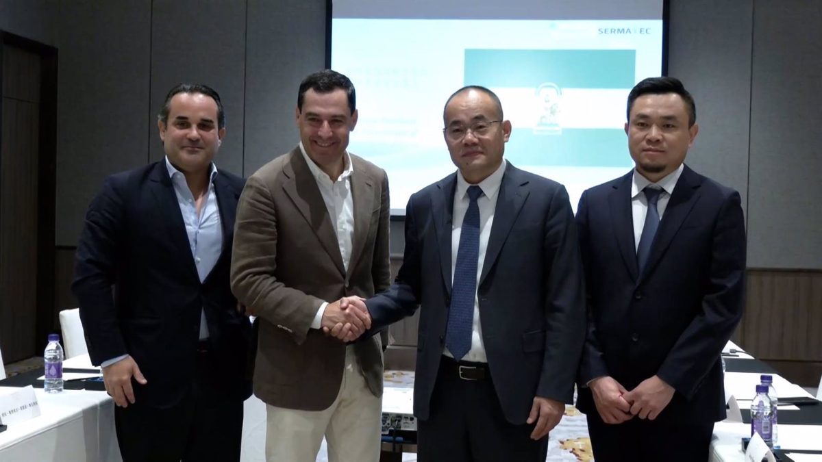 Sermatec instalará en Málaga su primera fábrica de baterías de litio fuera de China - Juanma Moreno Sermatec instalará en Málaga su primera fábrica de baterías de litio fuera de China - Juanma Moreno