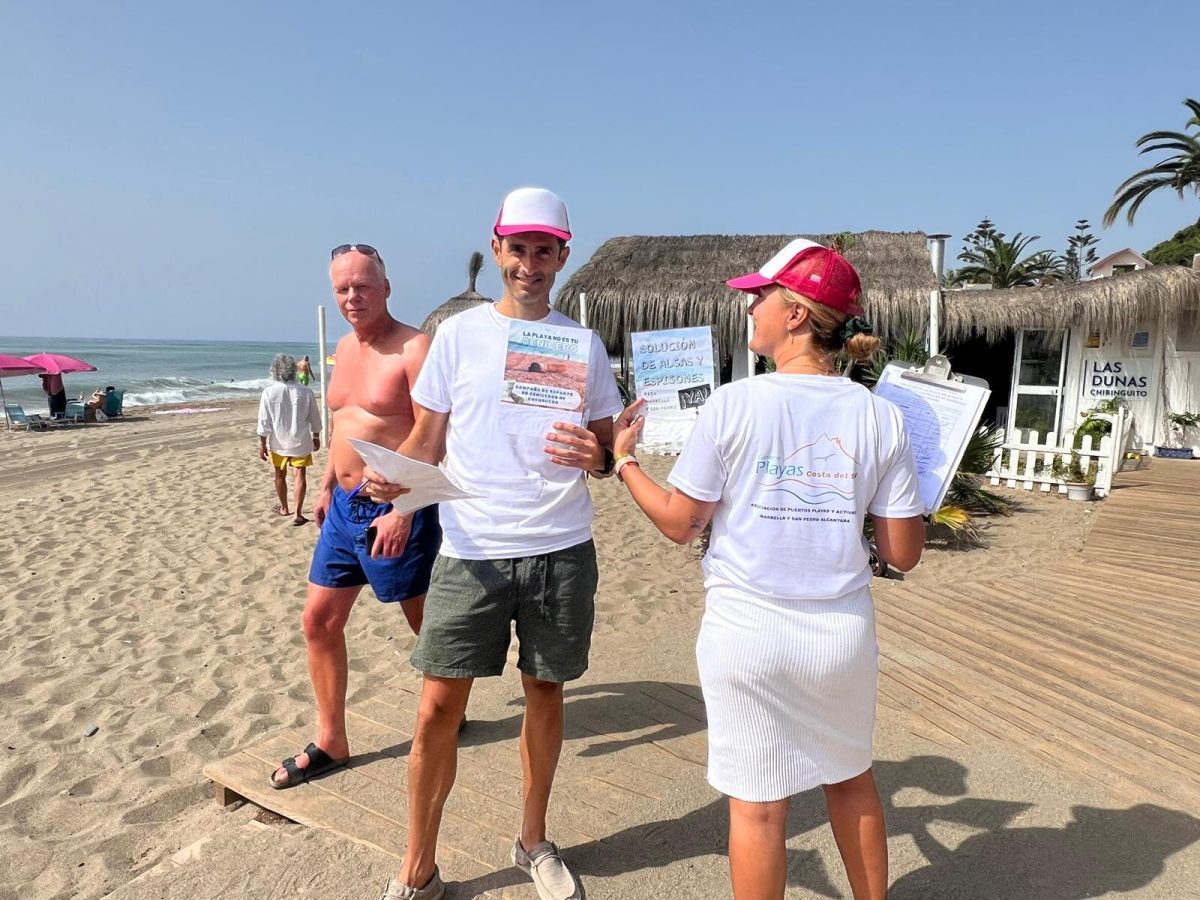 La asociación de empresarios de Marbella y San Pedro plantea una concentración en Madrid por los espigones - Portada recogida firmas La asociación de empresarios de Marbella y San Pedro plantea una concentración en Madrid por los espigones - Portada recogida firmas