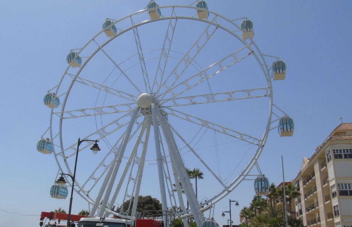 Estepona inaugura su Noria panorámica en la tarde de este 8 de agosto: horarios y precios - noria estepona Estepona inaugura su Noria panorámica en la tarde de este 8 de agosto: horarios y precios - noria estepona