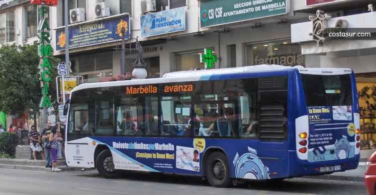 Marbella se une a la Semana Europea de la Movilidad con una campaña de educación vial para más de 2.000 escolares - 53bf9d3ff637304e658bd43c 4632631 Bus urbano de Marbella.