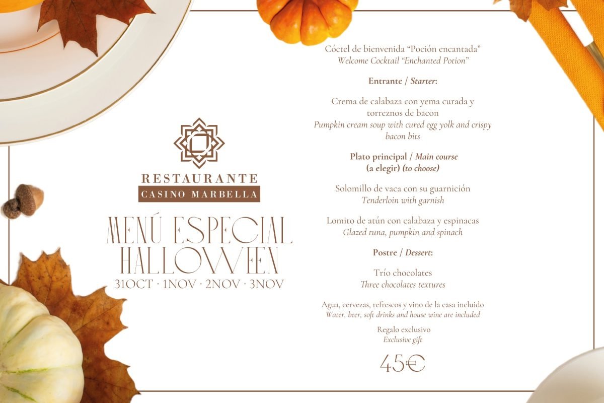 El menú que te hará temblar por Halloween en Casino Marbella - Menu Halloween Restaurante Casino Marbella El menú que te hará temblar por Halloween en Casino Marbella - Menu Halloween Restaurante Casino Marbella