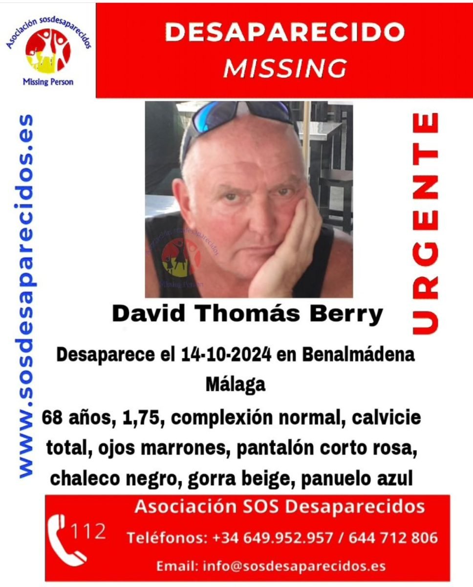 Se busca a David Thomás Berry de 68 años, desaparecido en Benalmádena - WhatsApp Image 2024 10 15 at 15.54.04 Se busca a David Thomás Berry de 68 años, desaparecido en Benalmádena - WhatsApp Image 2024 10 15 at 15.54.04