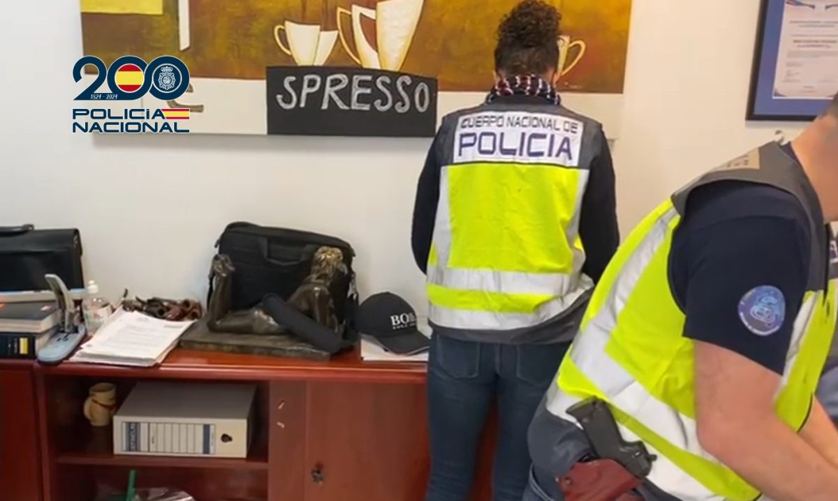 Desmantelan en Málaga una trama que defraudó 8 millones de euros mediante empresas ficticias - 20241115 OPERACION MORLA Incautación de una trama dedicada a la estafa./ PN