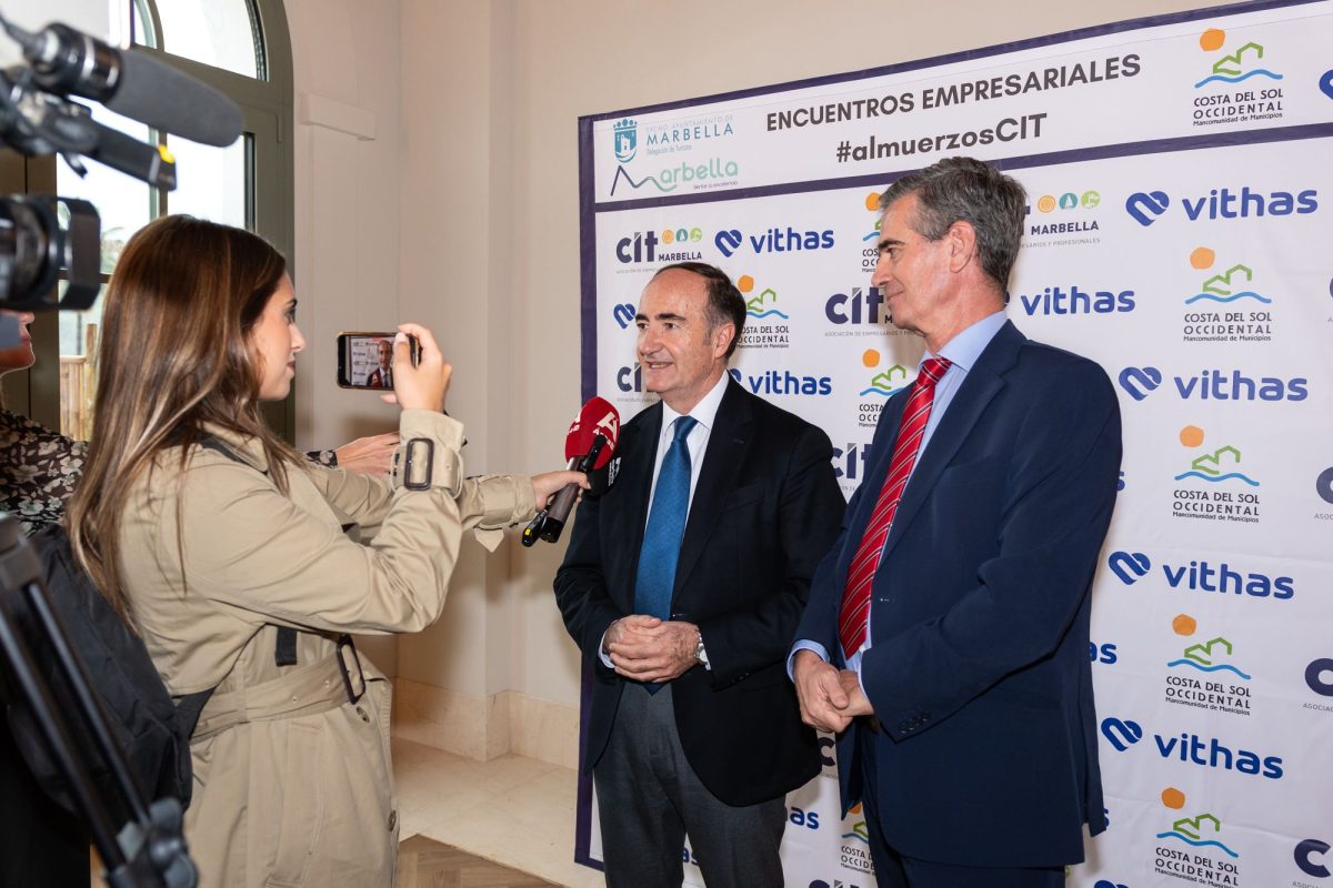 El Puerto de Algeciras, aliado estratégico para el tejido empresarial de la Costa del Sol - Apba Cit Area Landaluce, atiende a los micros de Área Costa del Sol, junto a Juan José González, presidente de Cit Marbella.