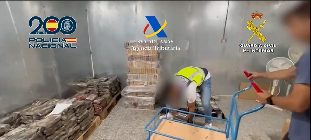 Desarticulada una banda dedicada al tráfico de cocaína en el puerto de Málaga - Captura 1 Desarticulada una banda dedicada al tráfico de cocaína en el puerto de Málaga.