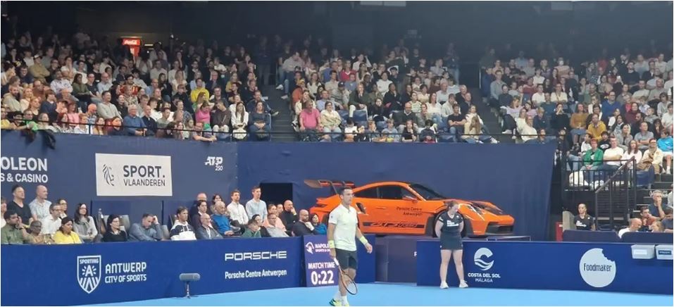 Balance muy positivo: La marca Costa del Sol, en uno de los más prestigiosos torneos de tenis del mundo - Captura 3 La marca Costa del Sol en la ATP de Bélgica.
