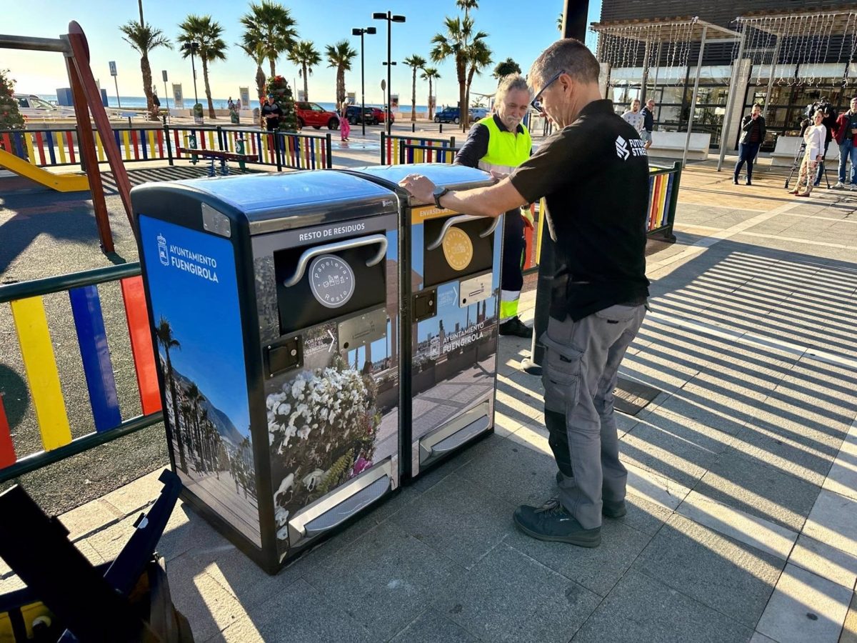 Fuengirola instala nuevas papeleras inteligentes para optimizar el servicio de recogida de residuos - Papeleras Fuengirola Fuengirola instala nuevas papeleras inteligentes para optimizar el servicio de recogida de residuos - Papeleras Fuengirola