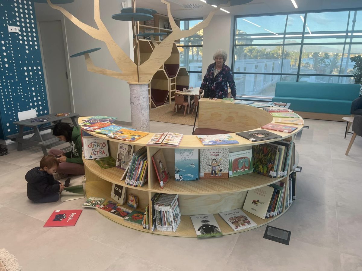 Así es la nueva biblioteca de ocho plantas en el Mirador del Carmen de Estepona - biblioteca mirador del carmen Zona infantil en la nueva biblioteca de Culturas Contemporáneas.