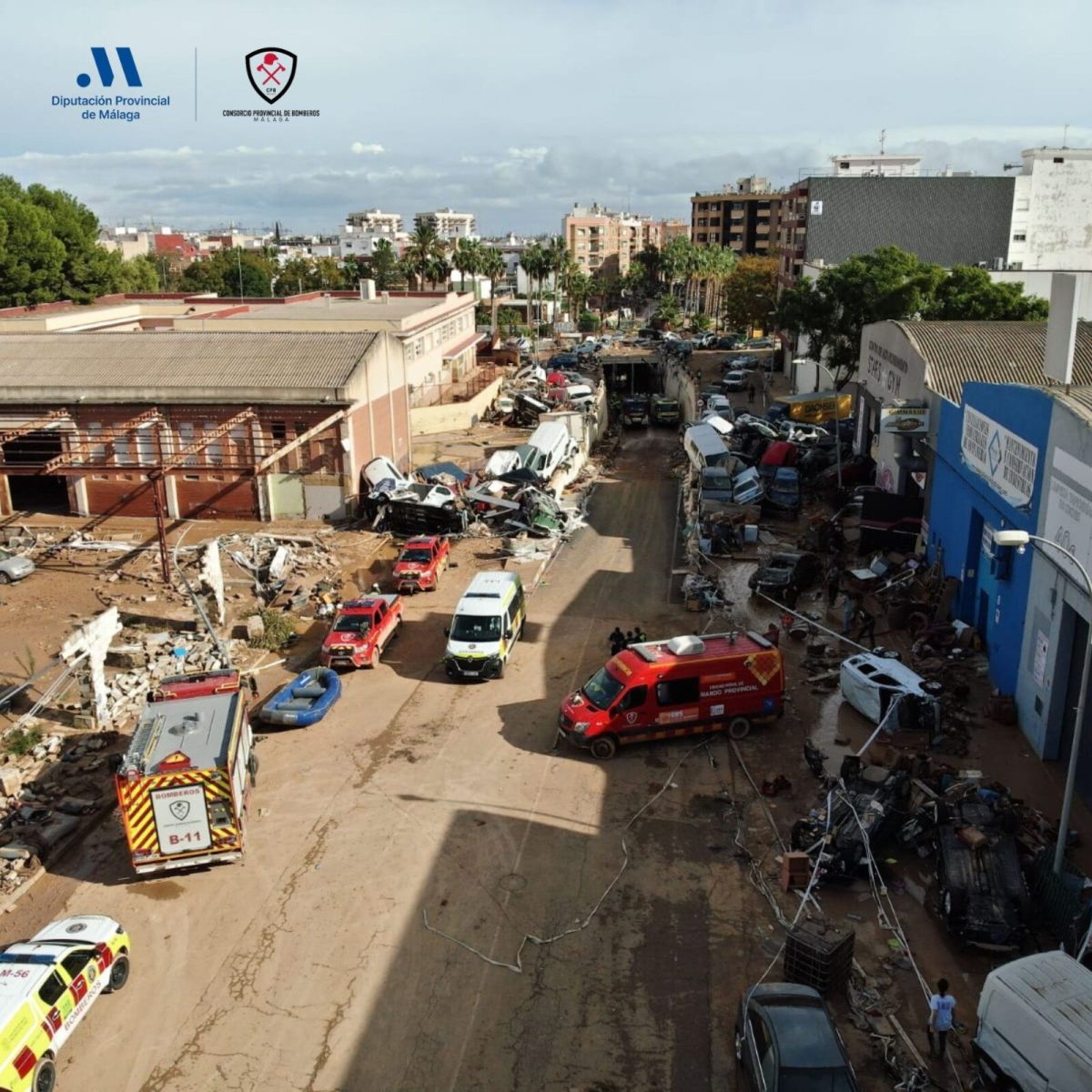 Tres bomberos del Consorcio de Málaga y dos de Torremolinos se suman al dispositivo en Valencia - bomberos 3 Tres bomberos del Consorcio de Málaga y dos de Torremolinos se suman al dispositivo en Valencia - bomberos 3