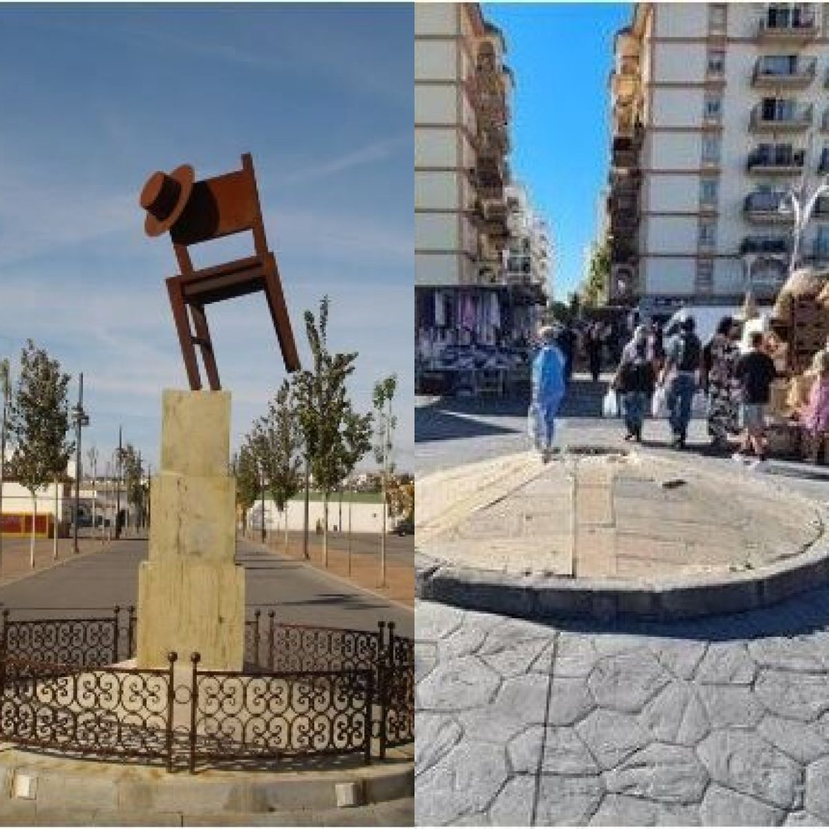 Destrozan la escultura de la silla flamenca en una rotonda de Fuengirola - fotoefectos.com 9 Destrozan la escultura de la silla flamenca en una rotonda de Fuengirola - fotoefectos.com 9