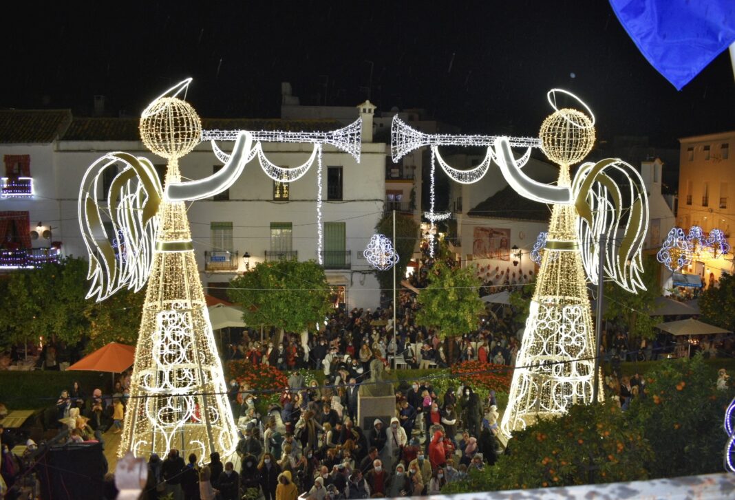 Luces de Navidad de Marbella. / Archivo