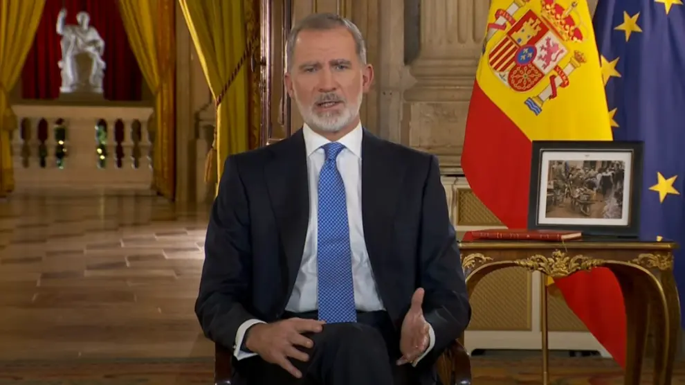 El Rey recuerda a las víctimas de la DANA y resalta la solidaridad y el consenso de los españoles - Discurso Rey Felipe El Rey recuerda a las víctimas de la DANA y resalta la solidaridad y el consenso de los españoles - Discurso Rey Felipe