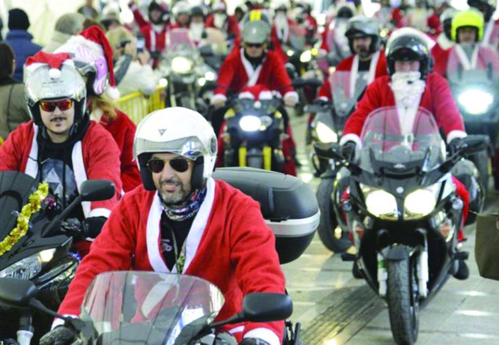 Moteros vestidos de Papá Noel llevarán solidaridad a Torremolinos en el Toy Run 2024 - articulos 686403 Imagen de ediciones anteriores de la 'Toy Run Solidaria' de Torremolinos.