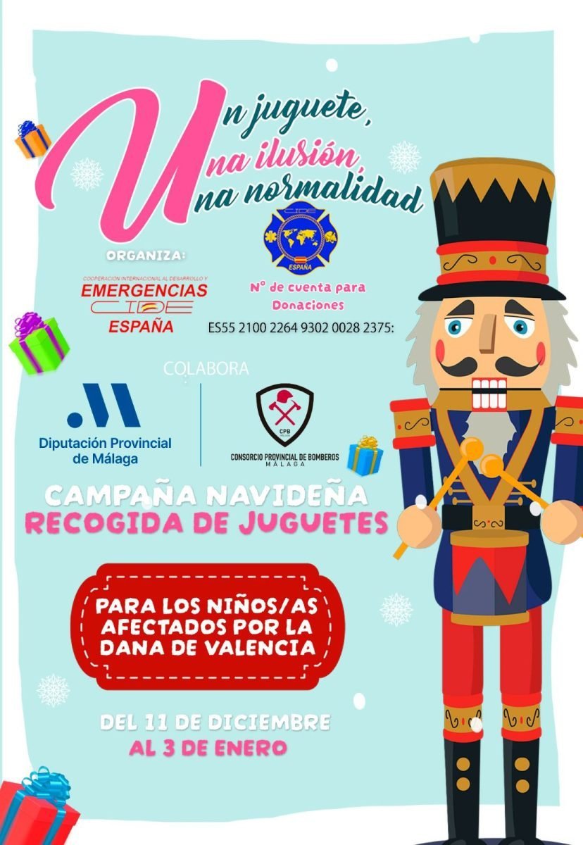 El CPB Málaga lidera una campaña solidaria de juguetes para niños afectados por la DANA en Valencia - cpb campana juguetes El CPB Málaga lidera una campaña solidaria de juguetes para niños afectados por la DANA en Valencia - cpb campana juguetes