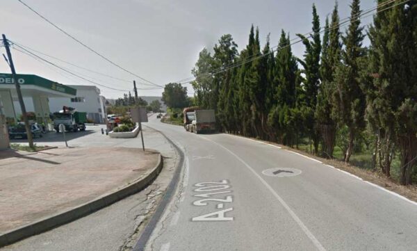 Casares pide soluciones a los problemas de evacuación de aguas en la carretera de Secadero y Tesorillo - carretera secadero 600x361 1 Vistas de la carretera Secadero-Tesorillo desde Google Maps.