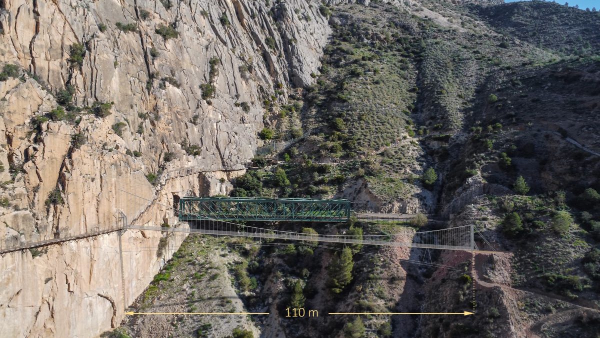 El Caminito del Rey construirá el puente colgante peatonal más grande de España - 2 DEF 2 El Caminito del Rey construirá el puente colgante peatonal más grande de España - 2 DEF 2