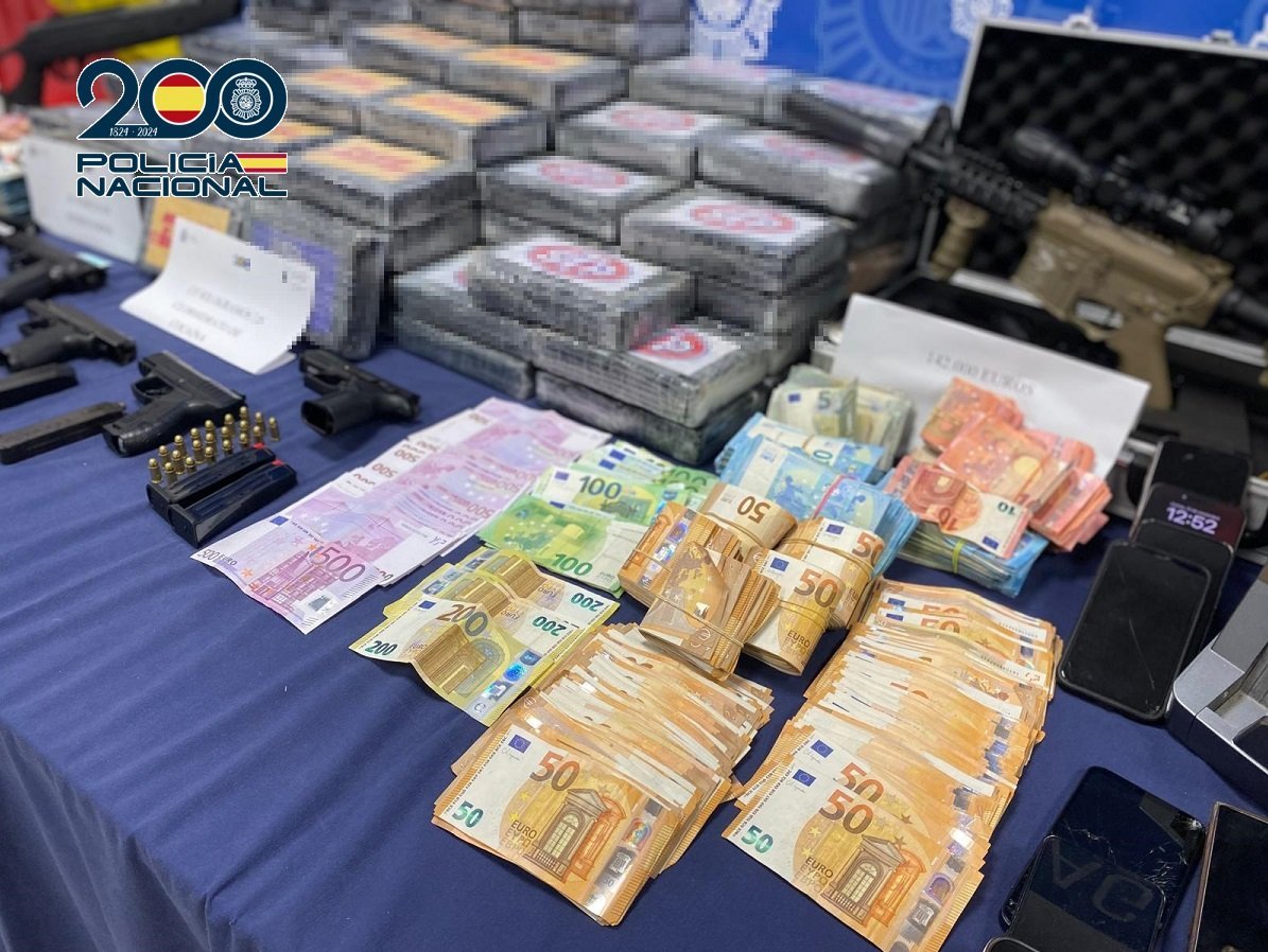 La Policía Nacional desmantela un clan familiar por tráfico de drogas e incauta 135 kilos de cocaína - 20250205 foto op. calico 1 Material incautado durante la operación Calico./ PN