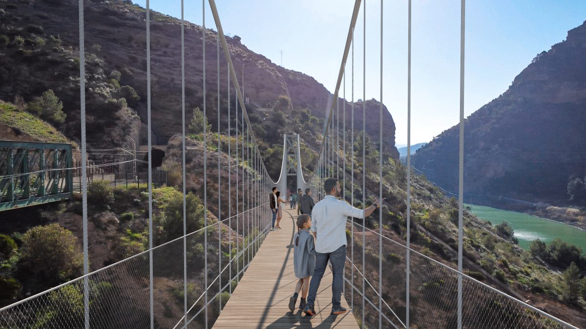 El Caminito del Rey construirá el puente colgante peatonal más grande de España - 5 DEF El Caminito del Rey construirá el puente colgante peatonal más grande de España - 5 DEF