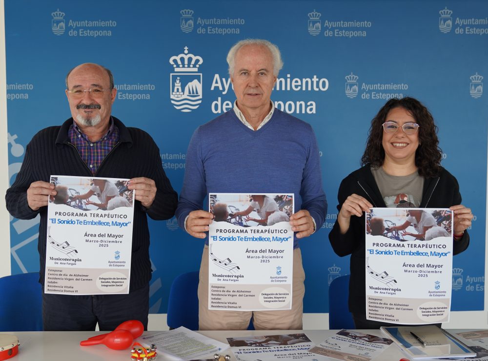 La musicoterapia para mayores regresa a Estepona con una nueva edición de 'El sonido te embellece' - Programa Mayor el sonido te embellece La musicoterapia para mayores regresa a Estepona con una nueva edición de 'El sonido te embellece' - Programa Mayor el sonido te embellece