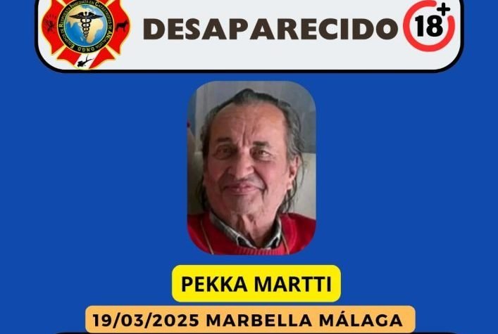 Desaparece en Marbella Pekka Martti, un hombre de 75 años - Imagen de WhatsApp 2025 03 20 a las 22.48.40 ed39ef4a e1742544747730 Desaparece en Marbella Pekka Martti, un hombre de 75 años