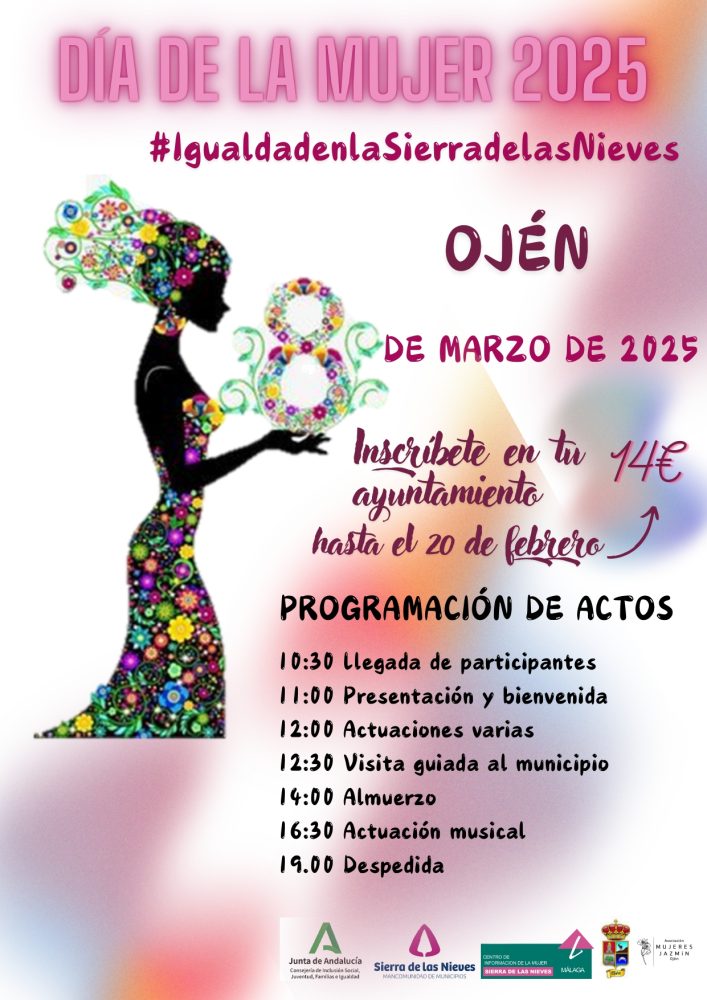 "Por nuestra historia y nuestro presente": Ojén acoge el Día Internacional de la Mujer en la Sierra de las Nieves - SN Cartel 8 de Marzo "Por nuestra historia y nuestro presente": Ojén acoge el Día Internacional de la Mujer en la Sierra de las Nieves - SN Cartel 8 de Marzo