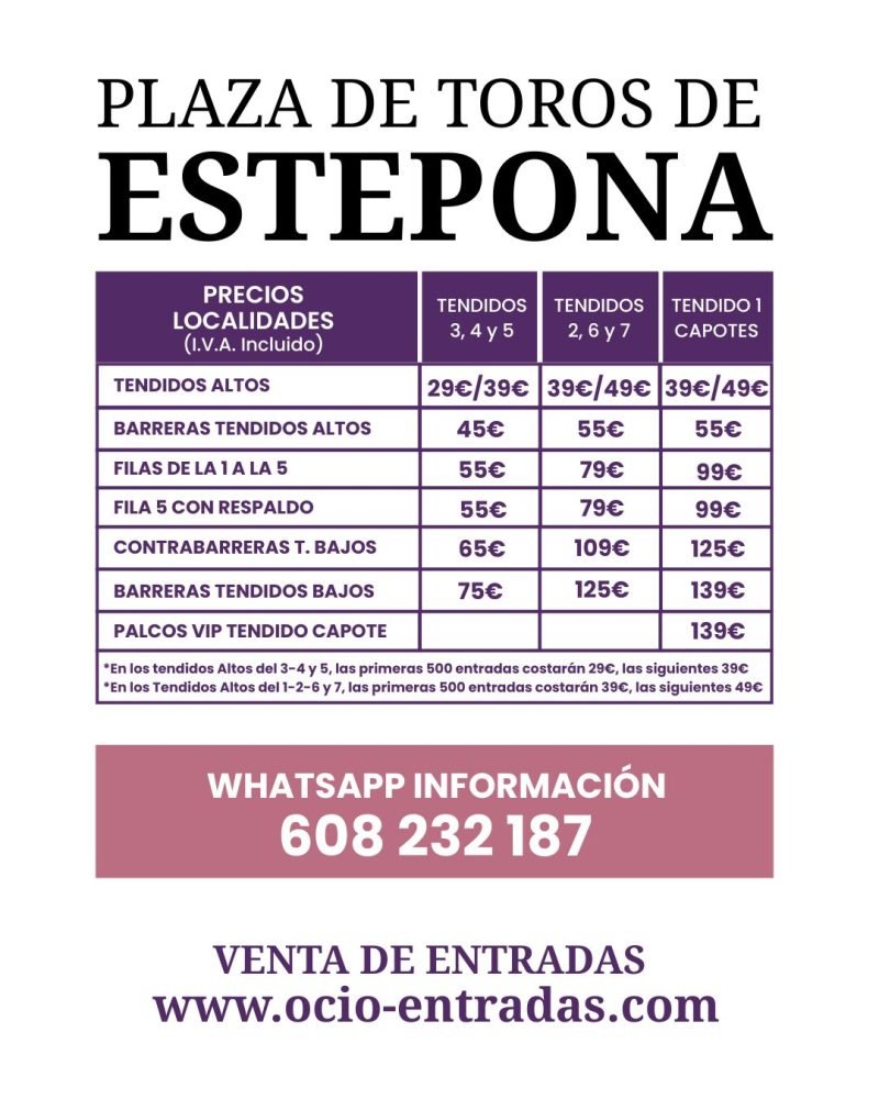 Morante regresa a la Costa del Sol: Estepona acoge una corrida de máxima categoría este 6 de julio - 1 Morante regresa a la Costa del Sol: Estepona acoge una corrida de máxima categoría este 6 de julio - 1