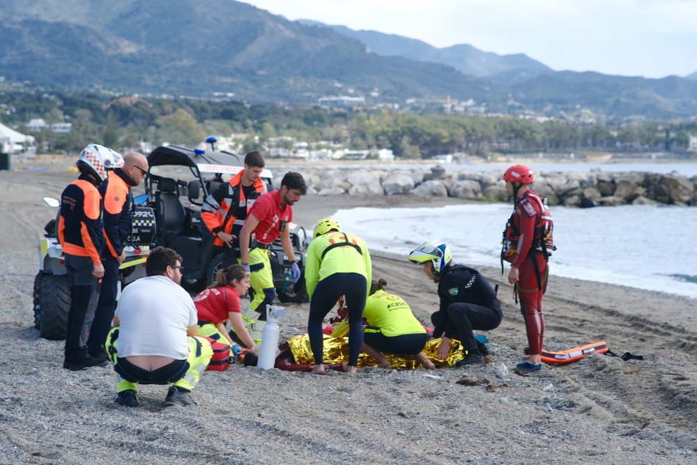 Marbella realiza un simulacro de seguridad para renovar la 'Q' de calidad de sus playas - DSCF7042 1 Marbella realiza un simulacro de seguridad para renovar la 'Q' de calidad de sus playas - DSCF7042 1