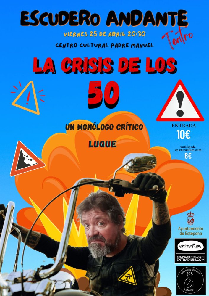 ‘La crisis de los 50’ llega a Estepona con mucho humor, crítica y consejos para envejecer - Teatro Luque La crisis de los 50 ‘La crisis de los 50’ llega a Estepona con mucho humor, crítica y consejos para envejecer - Teatro Luque La crisis de los 50