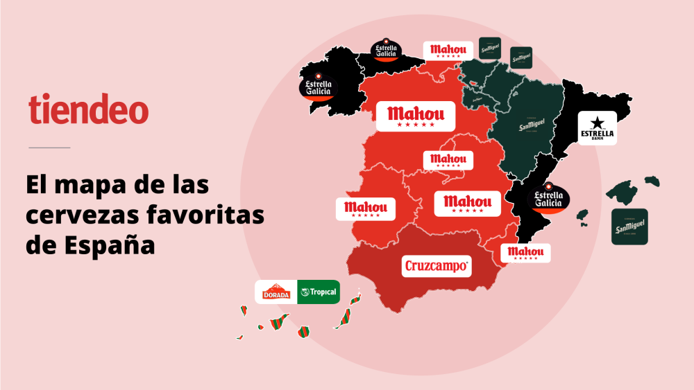 Mapa cervecero de España: estas son las cervezas más bebidas en cada comunidad autónoma - Top Cervezas 2025 Mapa cervecero de España: estas son las cervezas más bebidas en cada comunidad autónoma - Top Cervezas 2025