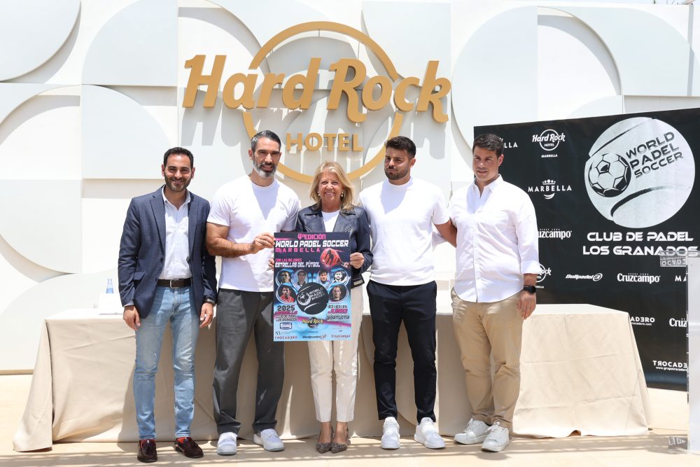 Marbella acoge el World Padel Soccer 2025 con leyendas como David Silva, Frank de Boer y Javi Martínez - IMG 1199 Presentación del World Padel Soccer 2025 en Marbella