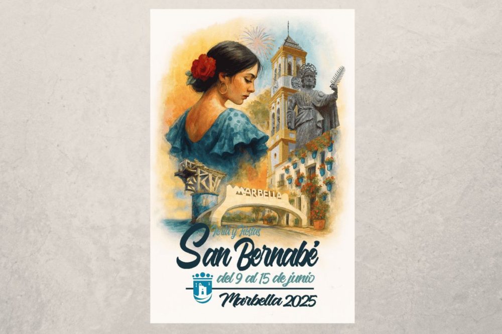 Más de medio millar de agentes velarán por la seguridad en la Feria de San Bernabé de Marbella - poster Feria de San Bernabe 2025 Cartel de la Feria de San Bernabé