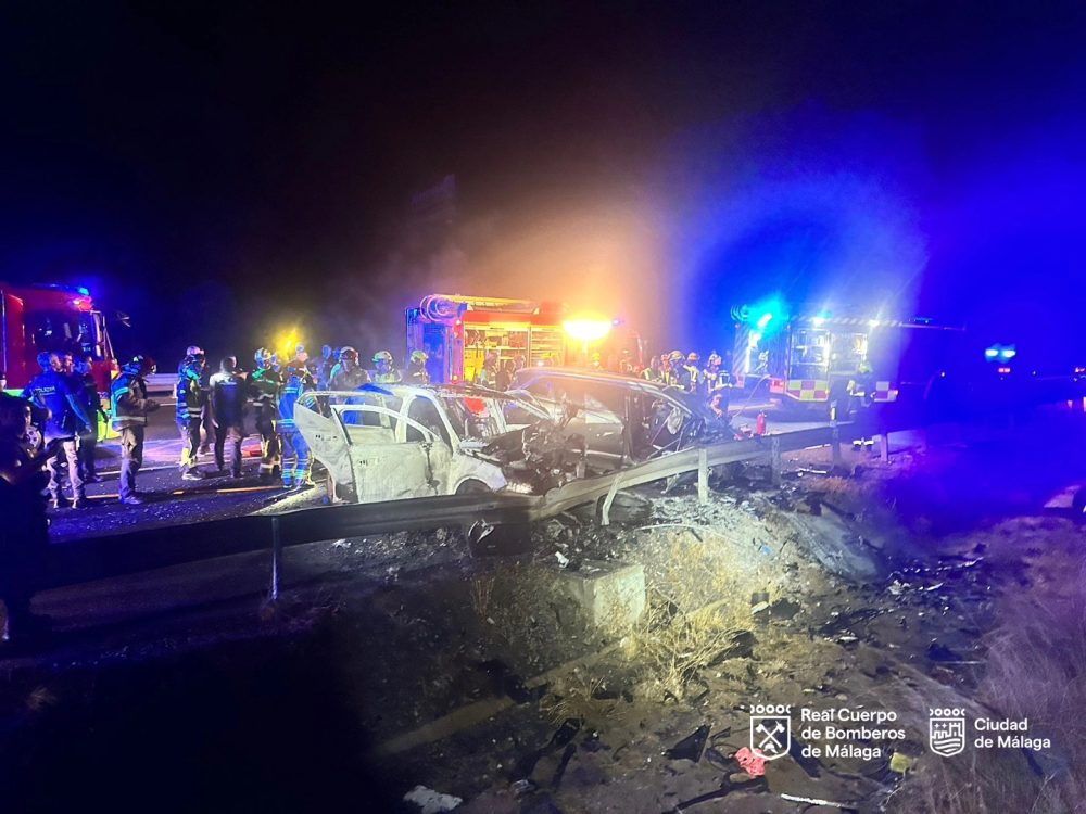 accidente malaga capital salida torremolinos