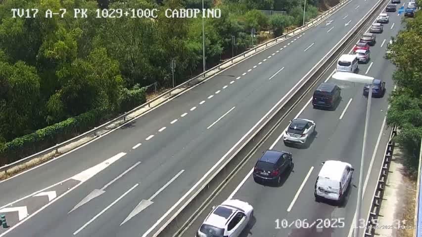 Nuevo accidente en la A-7 a la altura de Marbella deja un herido y retenciones de hasta 7 kilómetros - accidente marbella retenciones accidente marbella retenciones