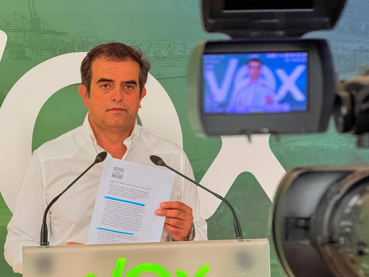 Vox rechaza la llegada de menores emigrantes no acompañados a Málaga y acusa a PSOE y PP - Antonio Sevilla Antonio Sevilla presidente Vox Málaga