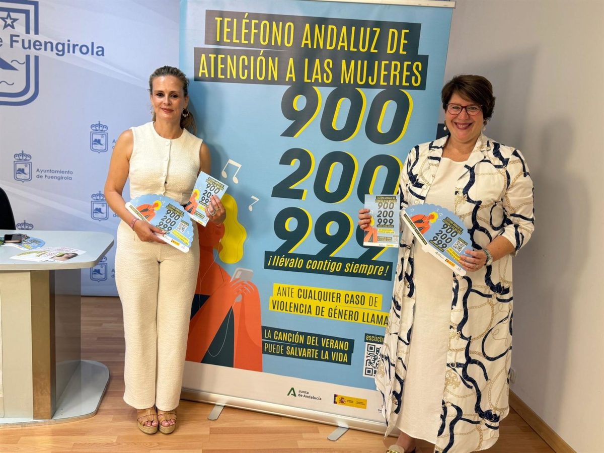 Fuengirola refuerza su compromiso con la prevención de la violencia machista - Fuengirola violencia genero Cristina Bornao y Remedios Cueto presentan la campaña de verano de atención a mujeres victimas de violencia de género