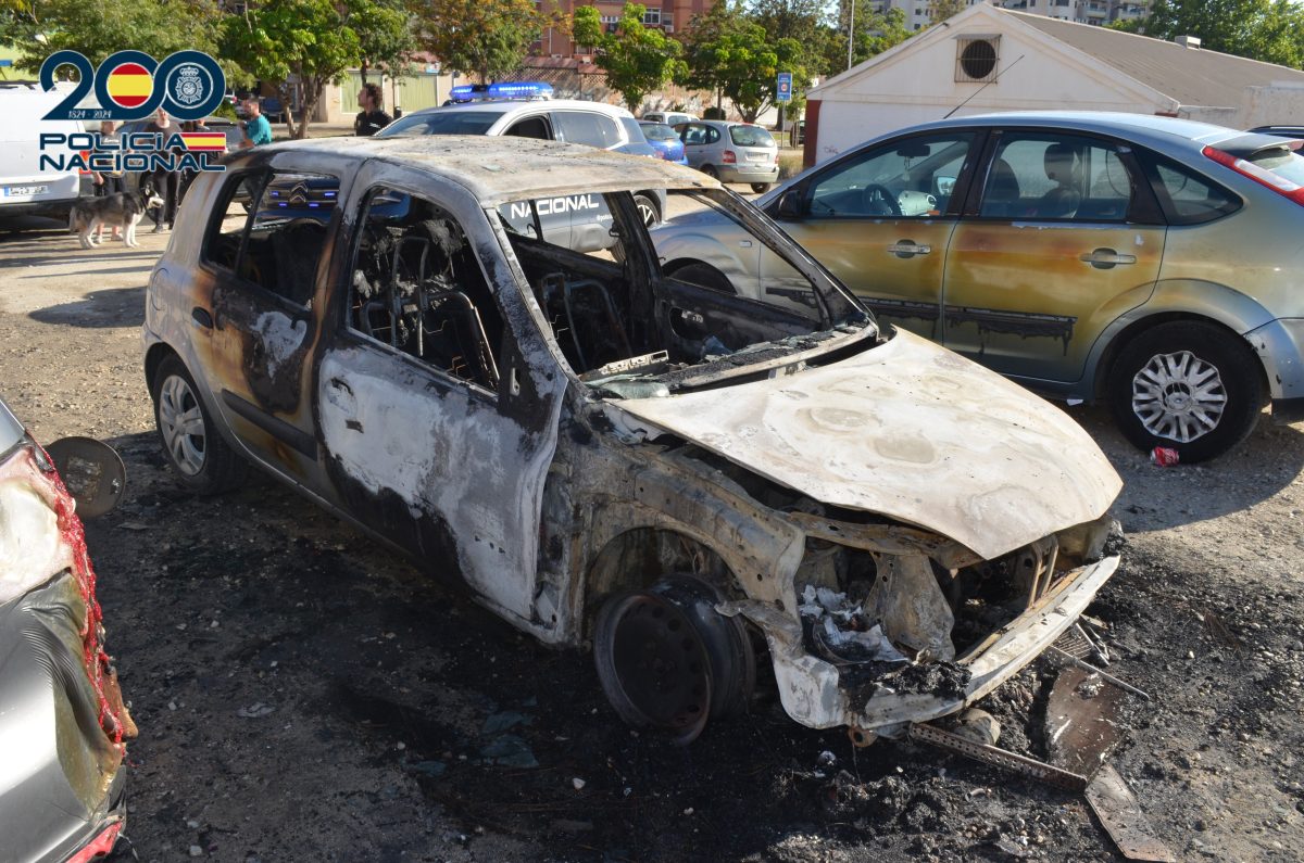 foto incendio coche incendio malaga