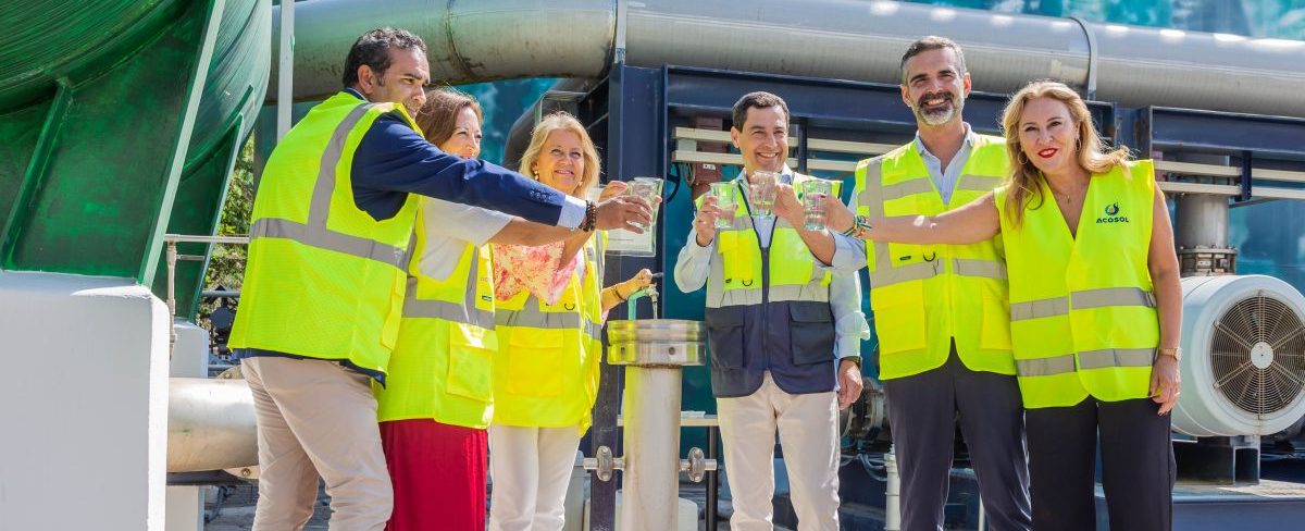 Juanma Moreno inaugura la ampliación de la Desaladora de Marbella: 20 hm³ para la Costa del Sol - inauguracion obra desaladora costa del sol e1751978069718 inauguración obra desaladora costa del sol