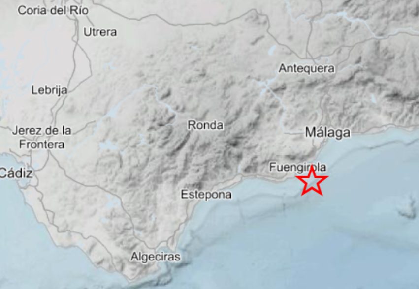 Registran un terremoto de magnitud 2,8 en la costa de Fuengirola - terremoto fuengirola terremoto fuengirola