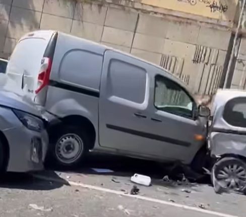 Accidente múltiple en la A-7 a su paso por Marbella: cuatro vehículos implicados - accidente a7 marbella accidente a7 marbella