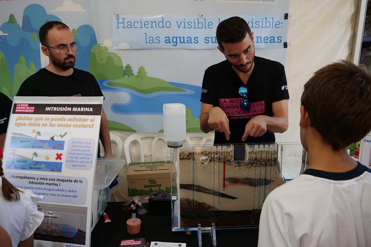 Más de 300 expertos intervienen en casi un centenar de actividades de la Noche Europea de los Investigadores - Noche investigadores Malaga La Noche Europea de los Investigadores en Málaga.