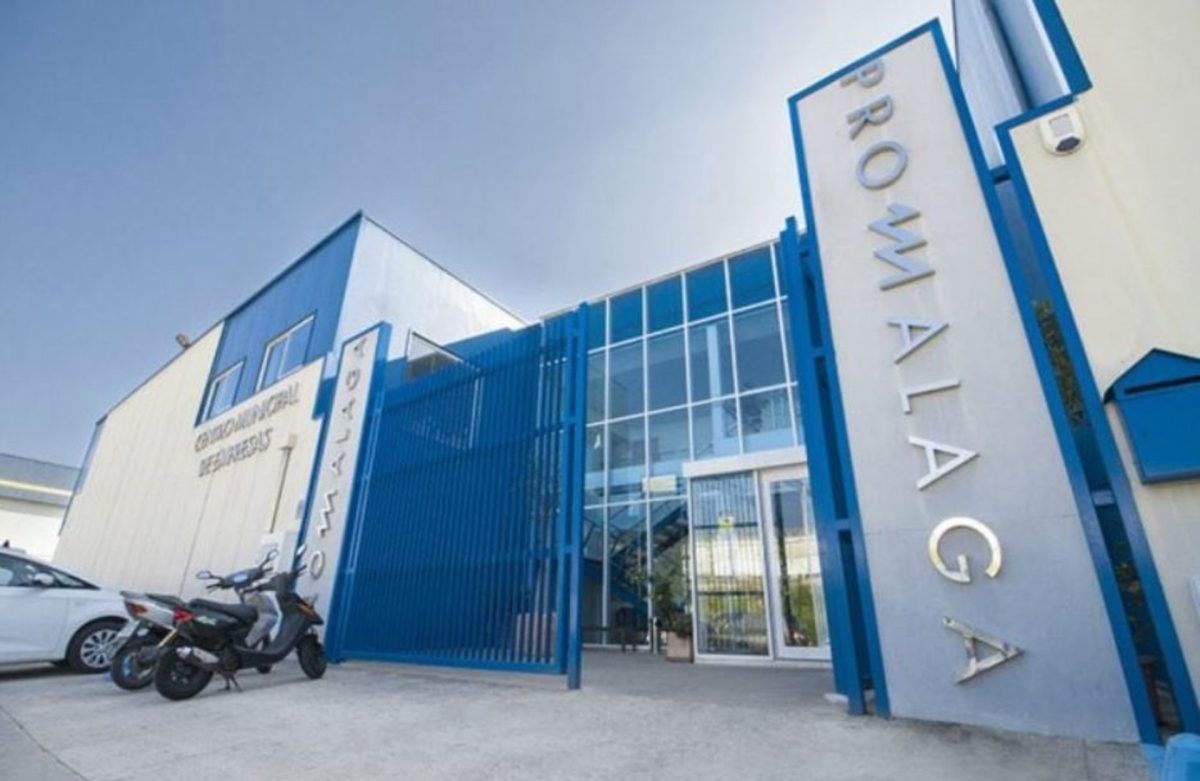 El Ayuntamiento de Málaga adjudica las obras para ampliar la incubadora de La Píndola por 1,7 millones - Promalaga Fachada de las oficinas de Promálaga, en foto de recurso.