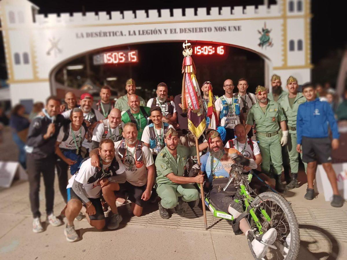 El esteponero Alejandro Navarro se convierte en el primer deportista con un 92% de discapacidad en completar La Desértica - Alejandro Navarro La Desertica Alejandro Navarro La Desértica