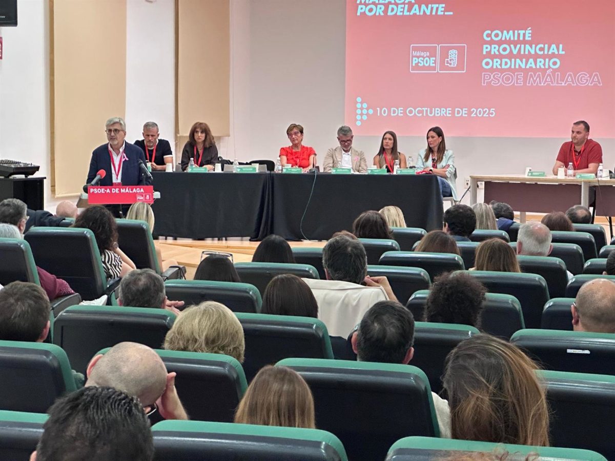 El Comité Provincial del PSOE insta a Moreno a "auditar y reforzar" el programa de cribado de cáncer de mama - Comite PSOE Malaga Reunión del Comité Provincial del PSOE de Málaga.